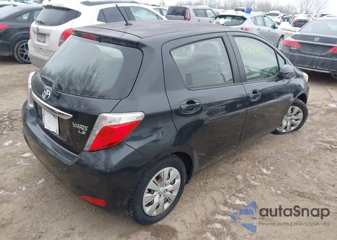 2013 Toyota Yaris Le from USA, damaged, VIN JTDKTUD32DD557504